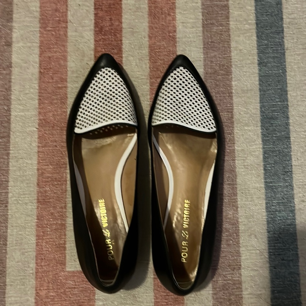 Pour La Victoire two tone loafers